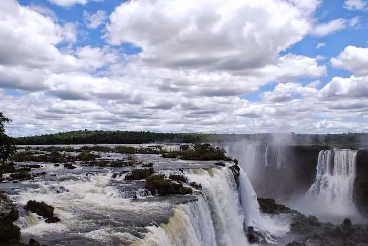 adventure on The Iguazu Falls between Argentina and Brazil