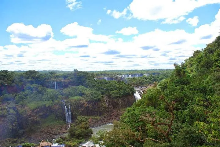 adventure on The Iguazu Falls between Argentina and Brazil
