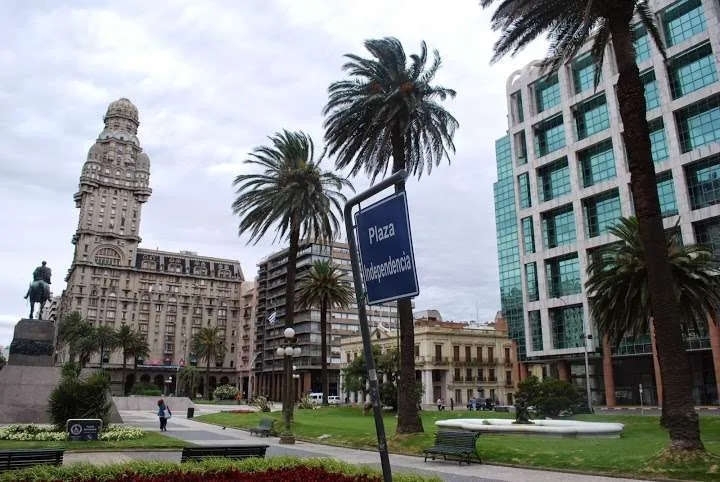 exciting celebration of New Year's Eve in Montevideo in Uruguay