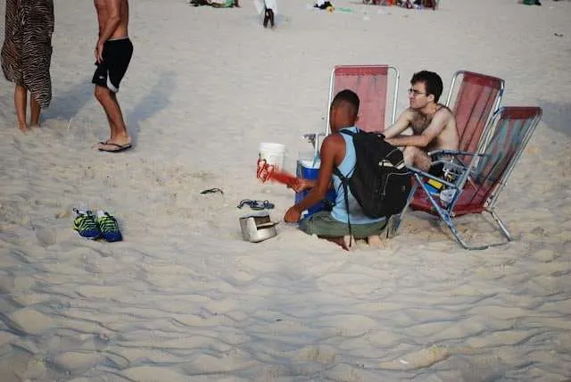 sunbathe in Rio de Janeiro in Brazil on the beaches Copacabana and Ipanema