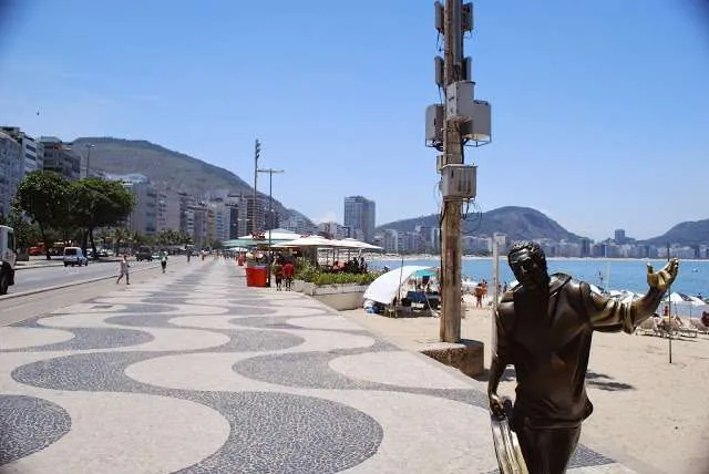 sunbathe in Rio de Janeiro in Brazil on the beaches Copacabana and Ipanema
