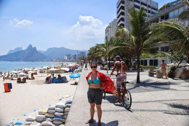 sunbathe in Rio de Janeiro in Brazil on the beaches Copacabana and Ipanema