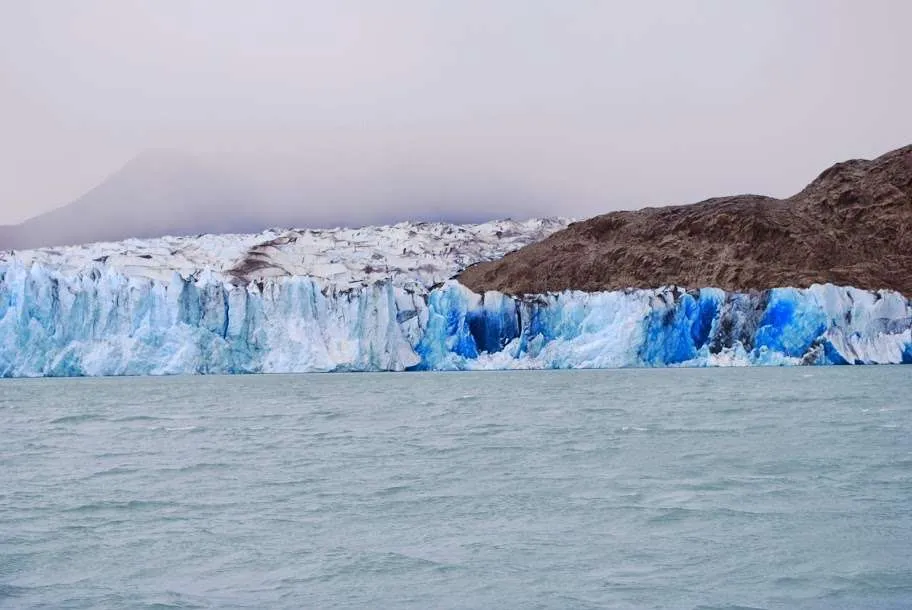 ice trekking on Viedma Glacier in Argentinean Patagonia