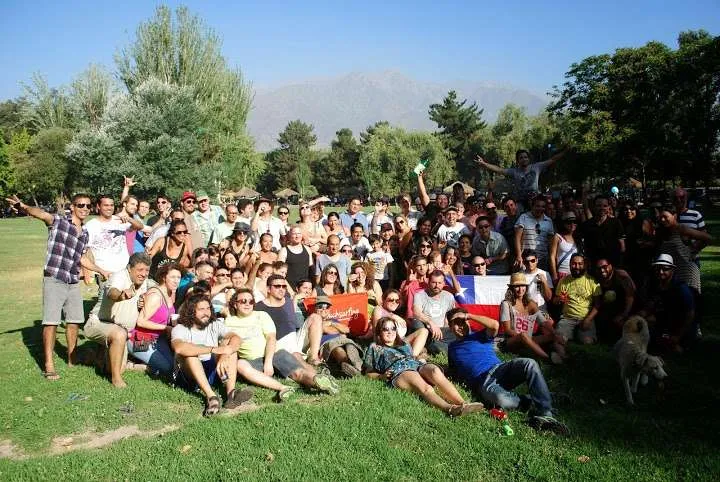 Couchsurfing meeting, Santiago, Chile