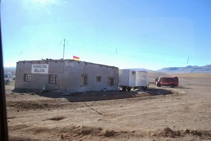 journey on the road to Uyuni in Bolivia