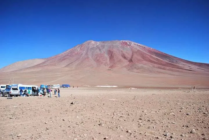 journey on the road to Uyuni in Bolivia