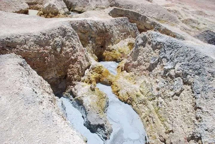 journey on the road to Uyuni in Bolivia