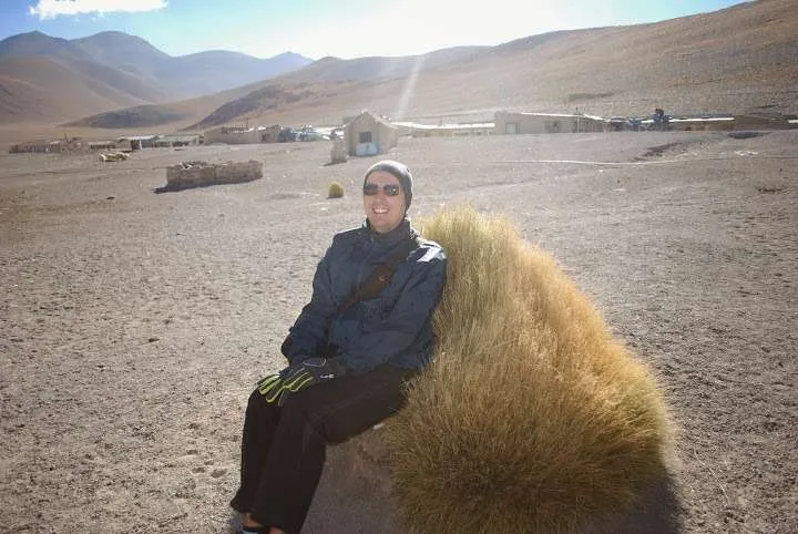 journey on the road to Uyuni in Bolivia