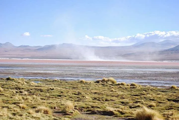 journey on the road to Uyuni in Bolivia