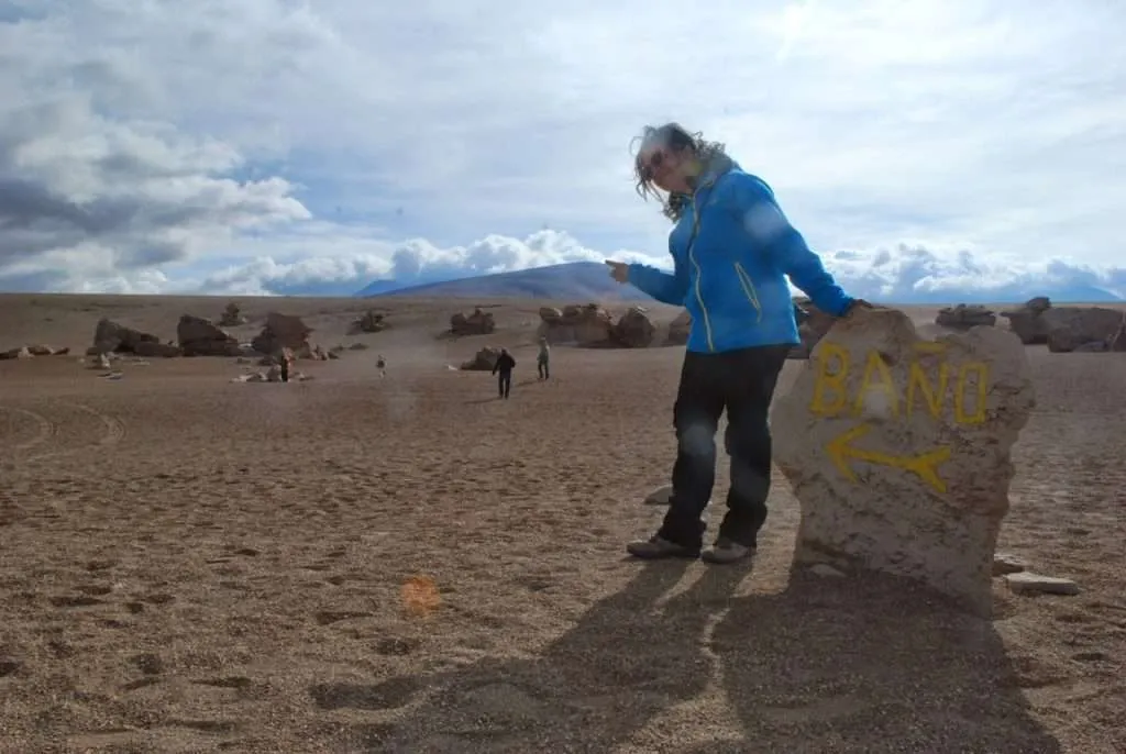 second day of adventures on the way to the salt flat Salar de Uyuni in Bolivia
