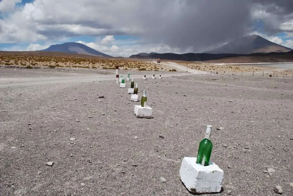 second day of adventures on the way to the salt flat Salar de Uyuni in Bolivia