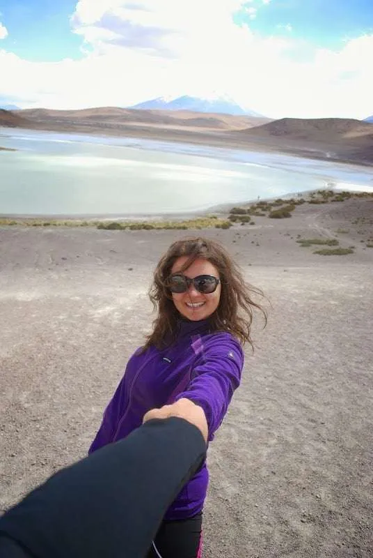 second day of adventures on the way to the salt flat Salar de Uyuni in Bolivia
