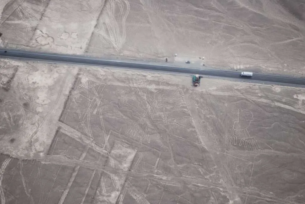a trip over the famous Nazca lines in Peru