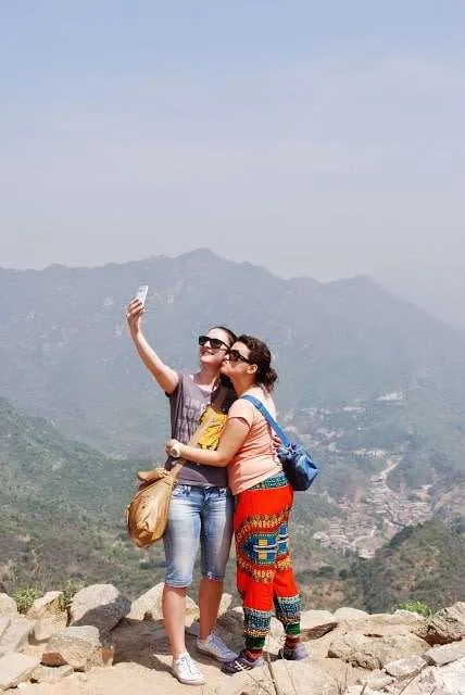 a trip and a walk on the Great Wall of China