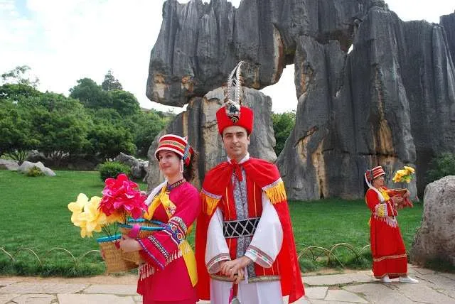 exploring the Stone Forest in Yunnan, China
