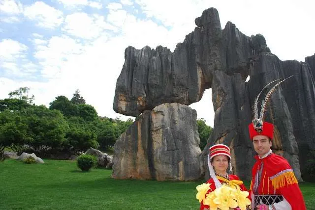 exploring the Stone Forest in Yunnan, China