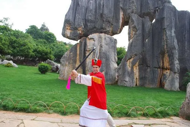 exploring the Stone Forest in Yunnan, China