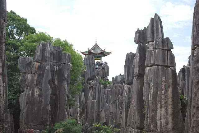 exploring the Stone Forest in Yunnan, China