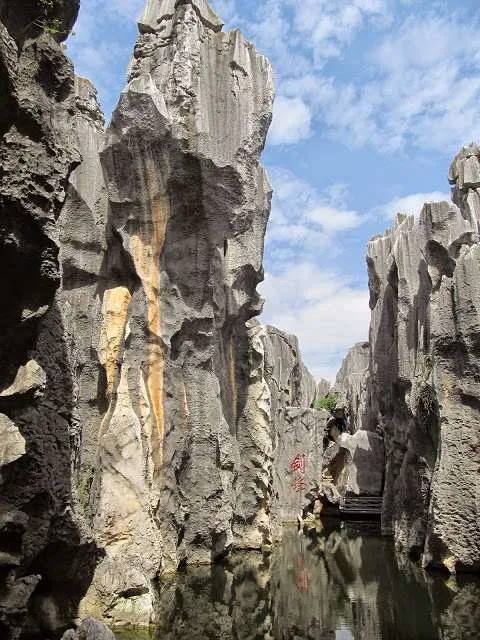 exploring the Stone Forest in Yunnan, China
