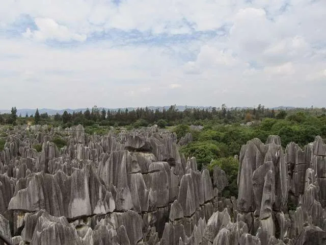 exploring the Stone Forest in Yunnan, China