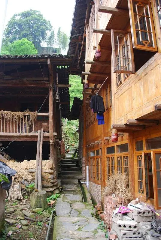 Yao village of Huangluo, Long Hair village China
