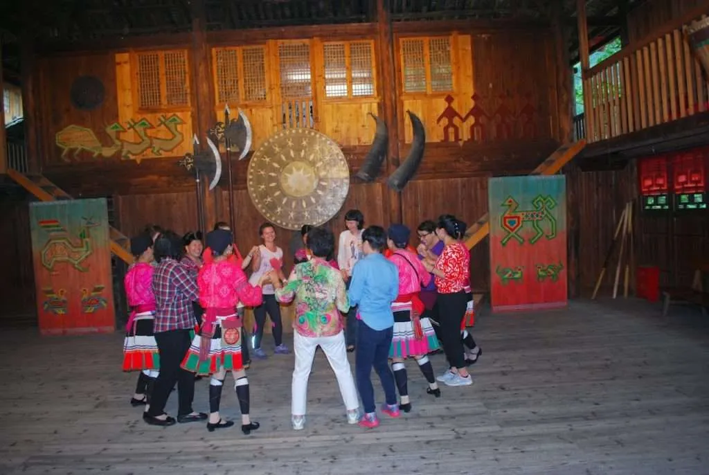 Yao village of Huangluo, Long Hair village China