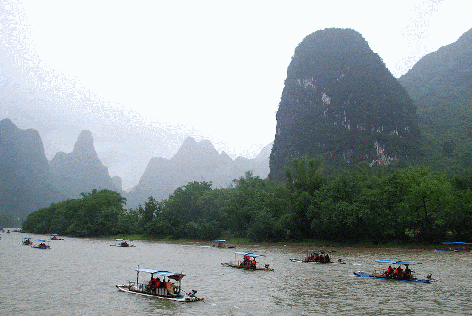 Li river cruise, China
