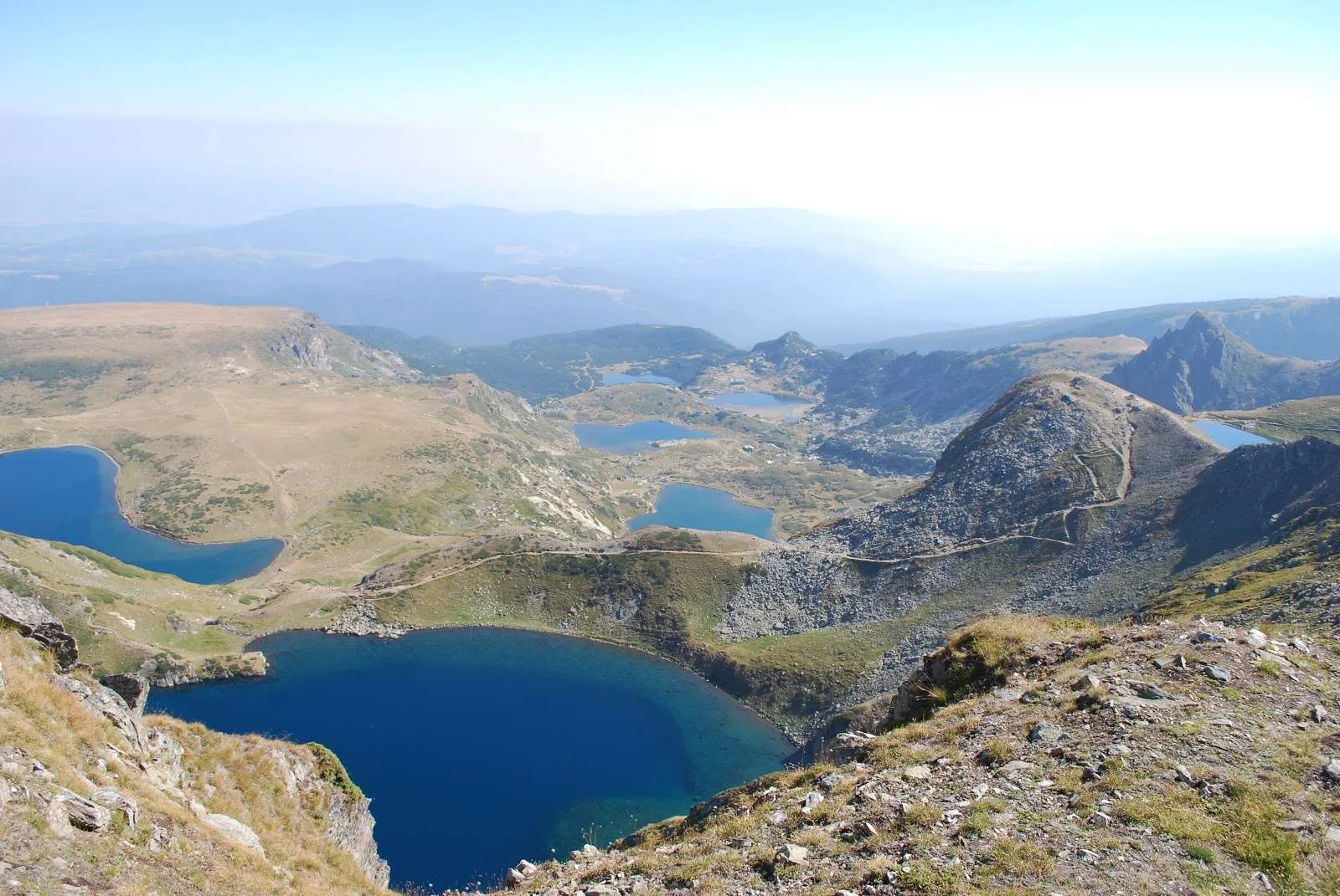 The seven Rila lakes in Bulgaria at a glance