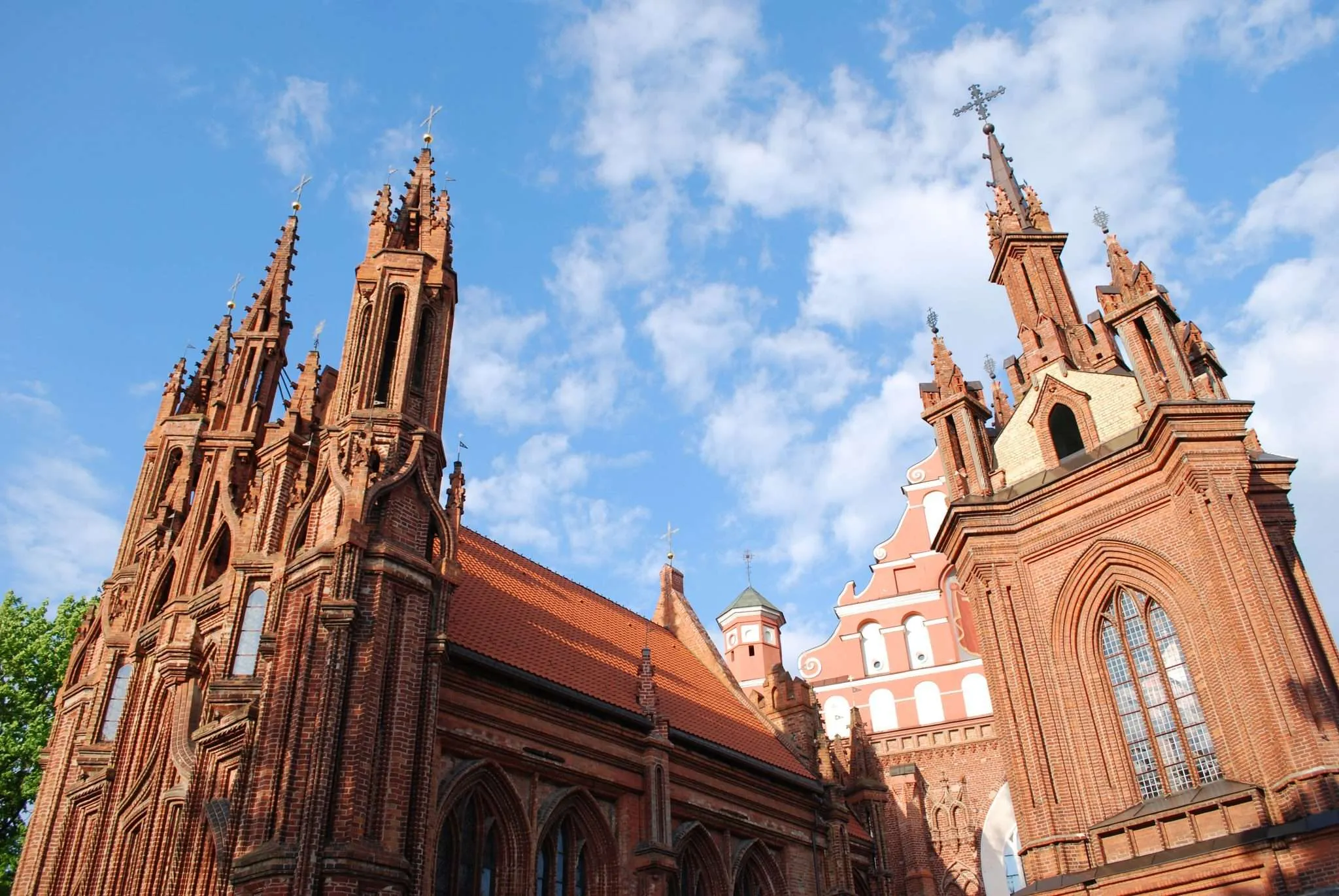 discover the architecture in Vilnius, Lithuania