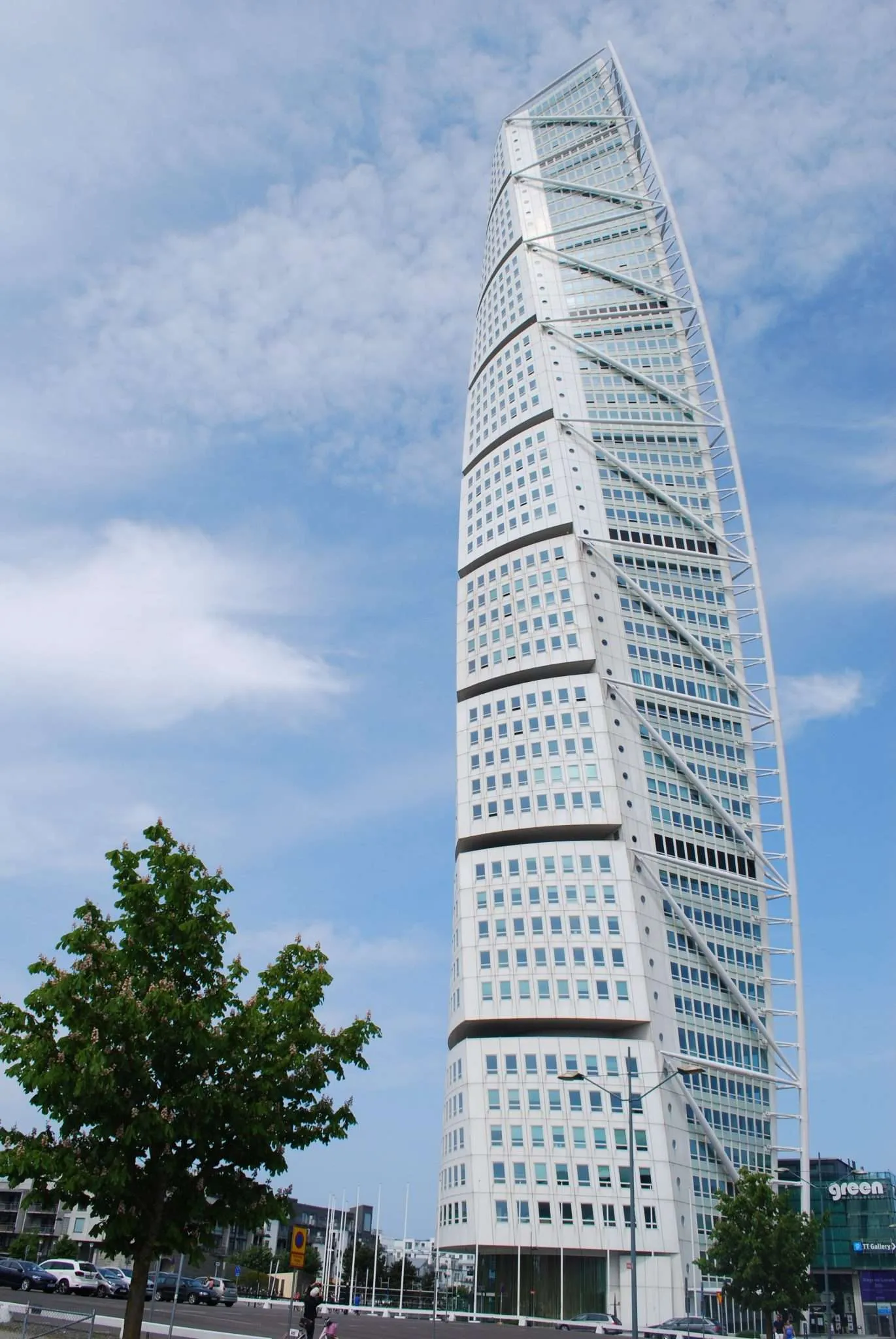 check out the view from the top of the Turning Torso - Malmö, Sweden