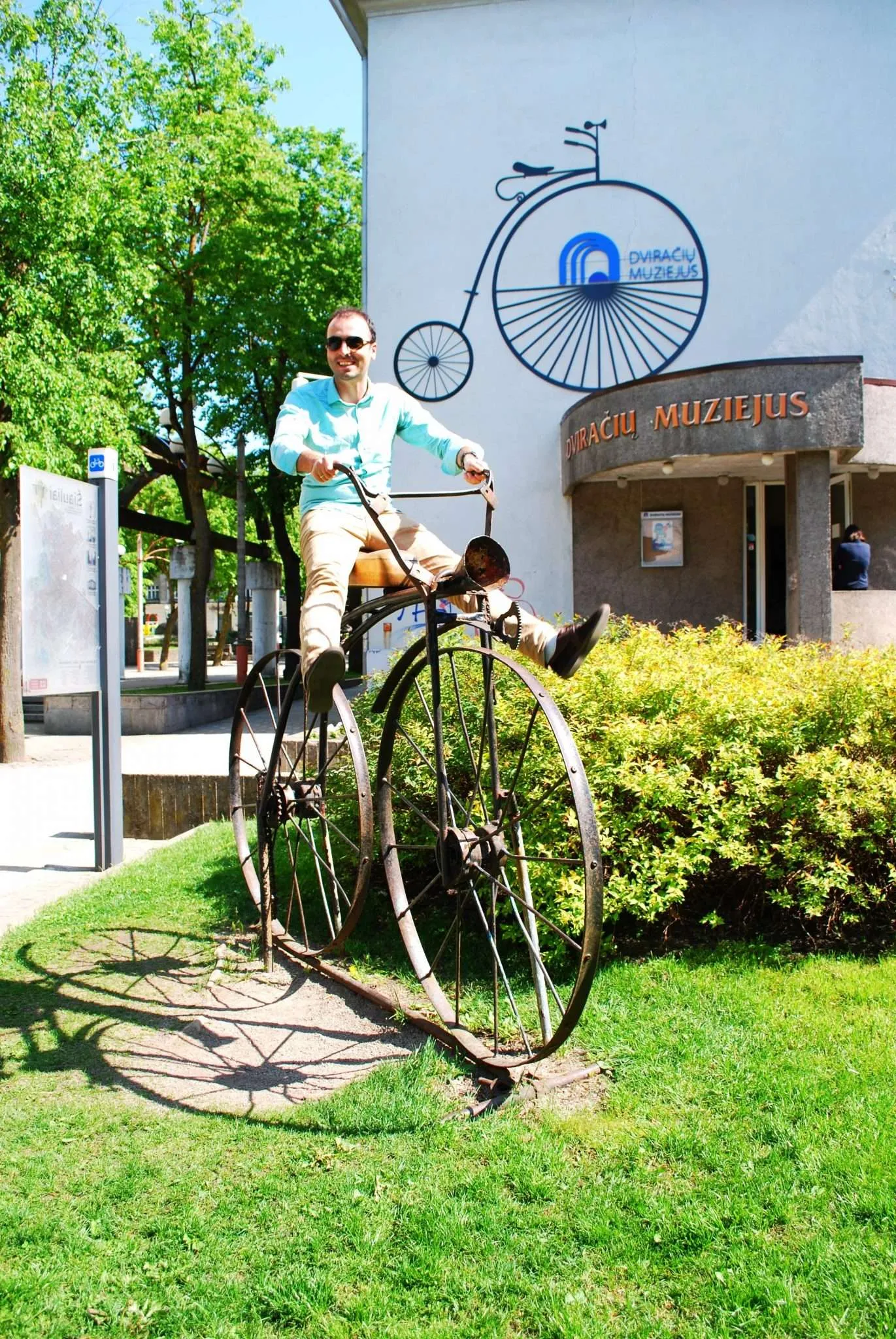 huge bike in Šiauliai in Lithuania