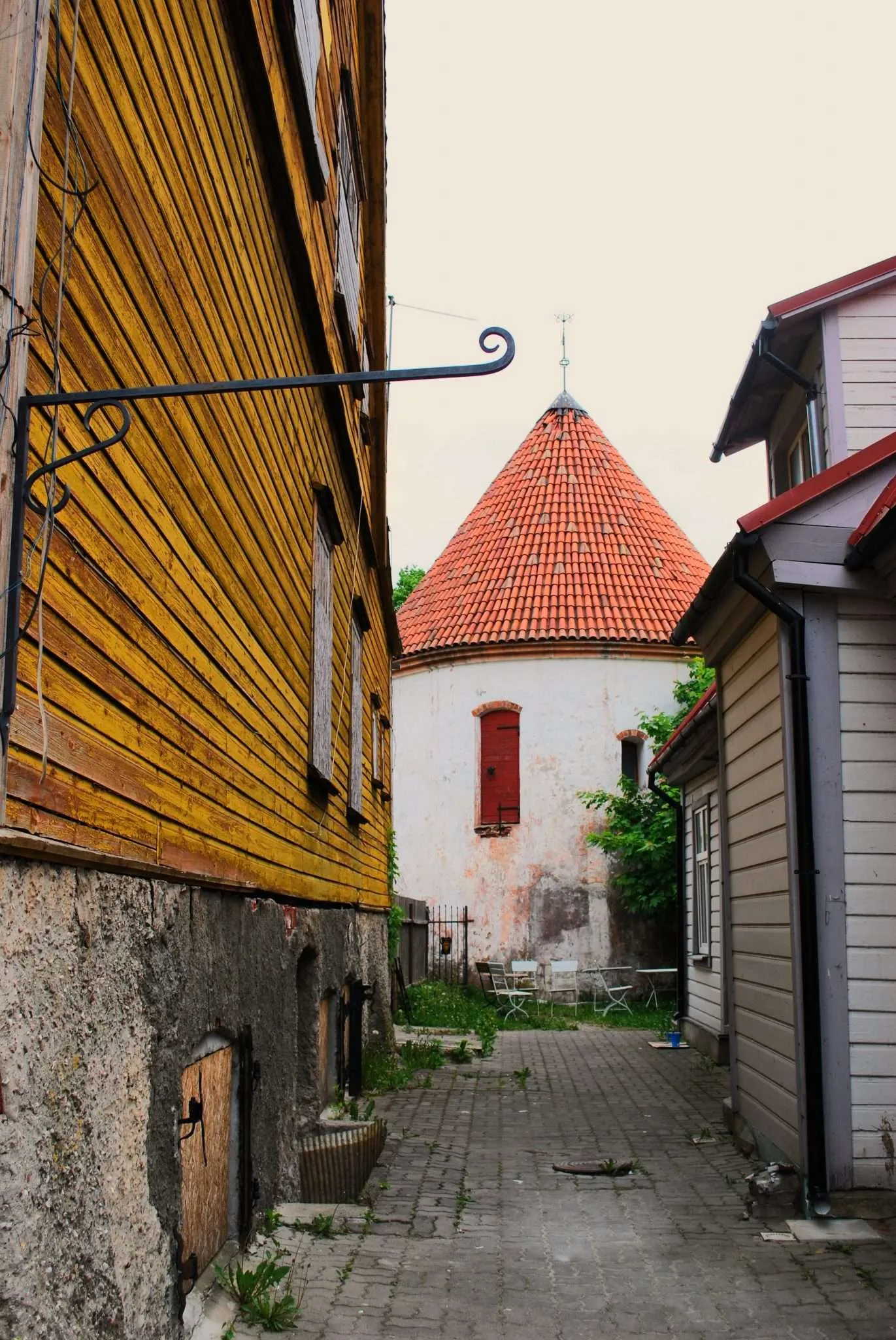 As soon as you leave the main street in Pärnu in Estonia an invisible time machine takes you there