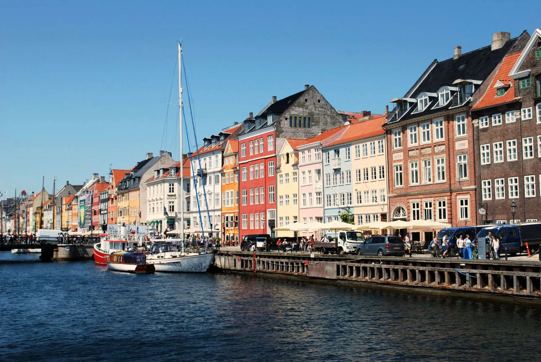 Nyhavn - an area, a street, the signature of Copenhage in Denmark!