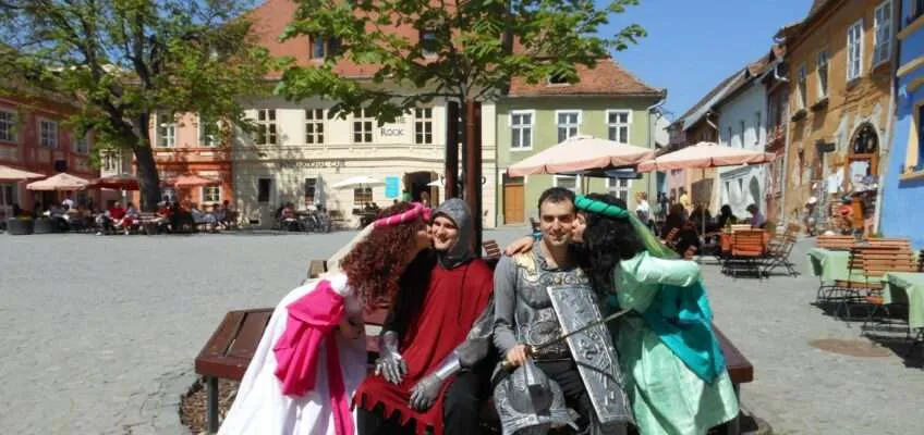 Following Medieval vibes in Sighisoara