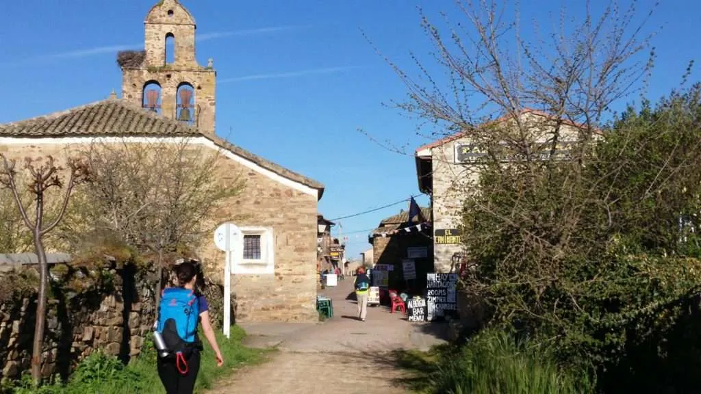 Entering a new village from the Camino