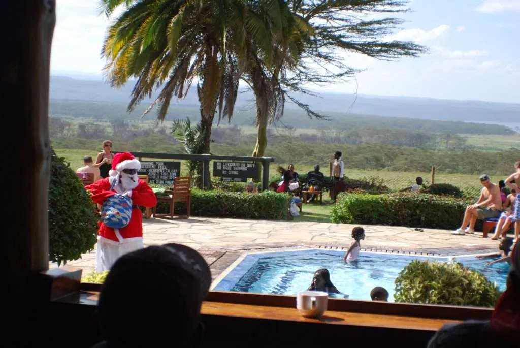 Kenya, Nakuru reserve, Christmas