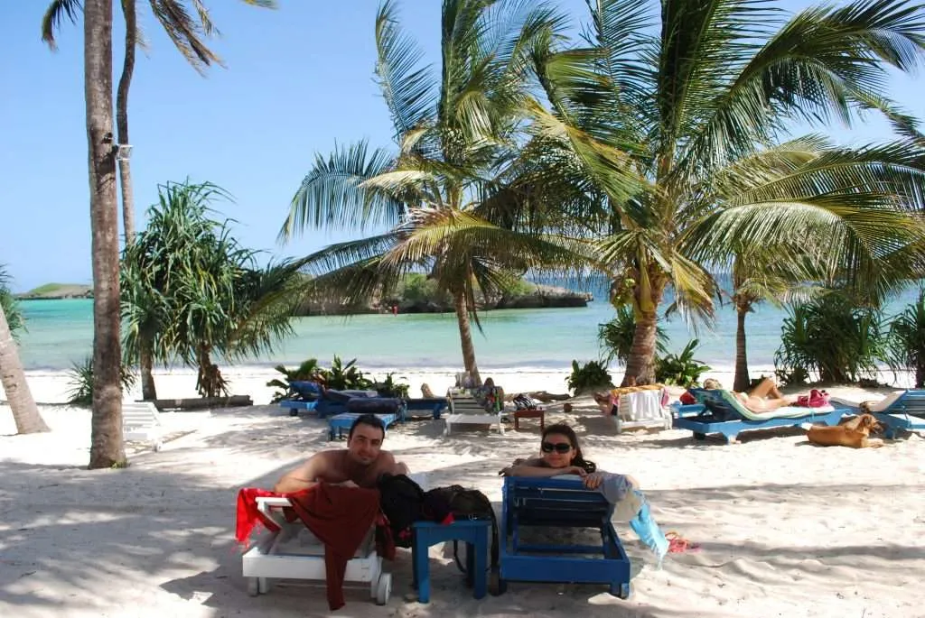 traveling on New Year's Eve to Watamu in Kenya