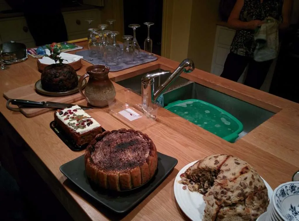 unusual Christmas dinner at Blenheim, New Zealand