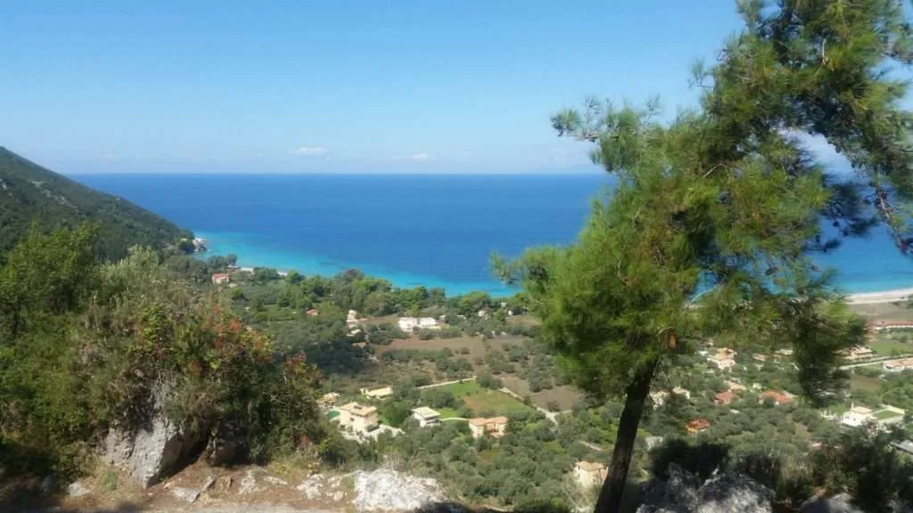 Greece, Lefkada, Kathism and Megali Petra, Egremni beach