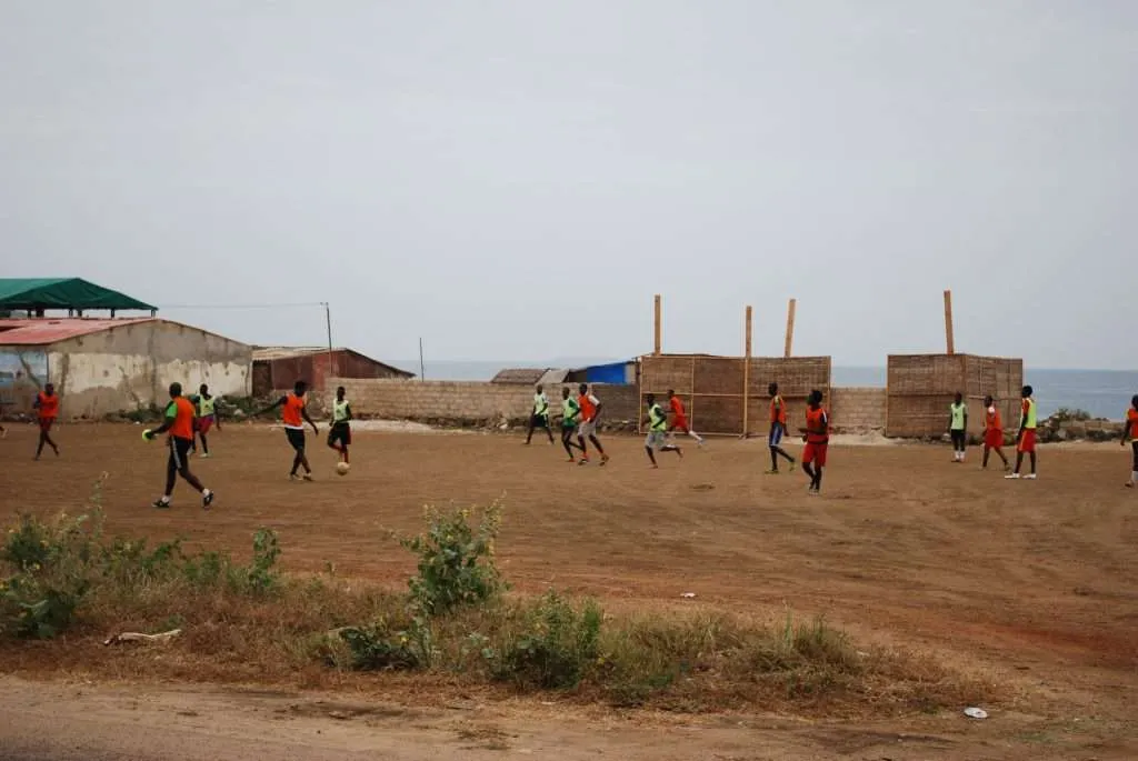 travel to Senegal, Dakar, beach, ocean, coastline, football