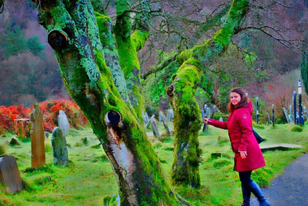 Ирландия, Glendalough, манастир и гробище