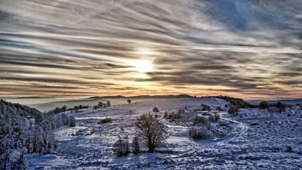 Serbia, Stara planina, winter ski resort Babin zub