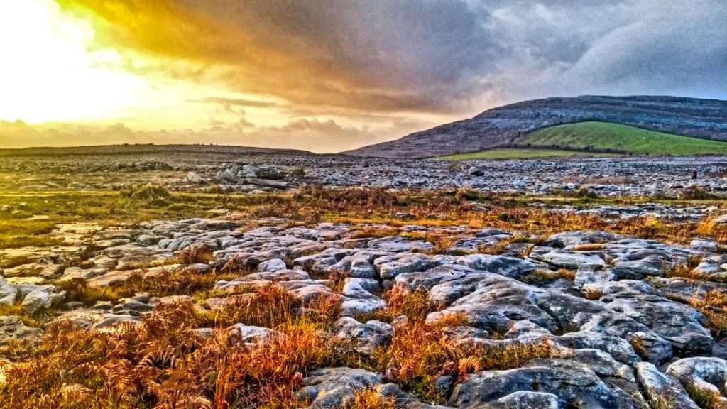 Ireland, Burren land, земя, феномен
