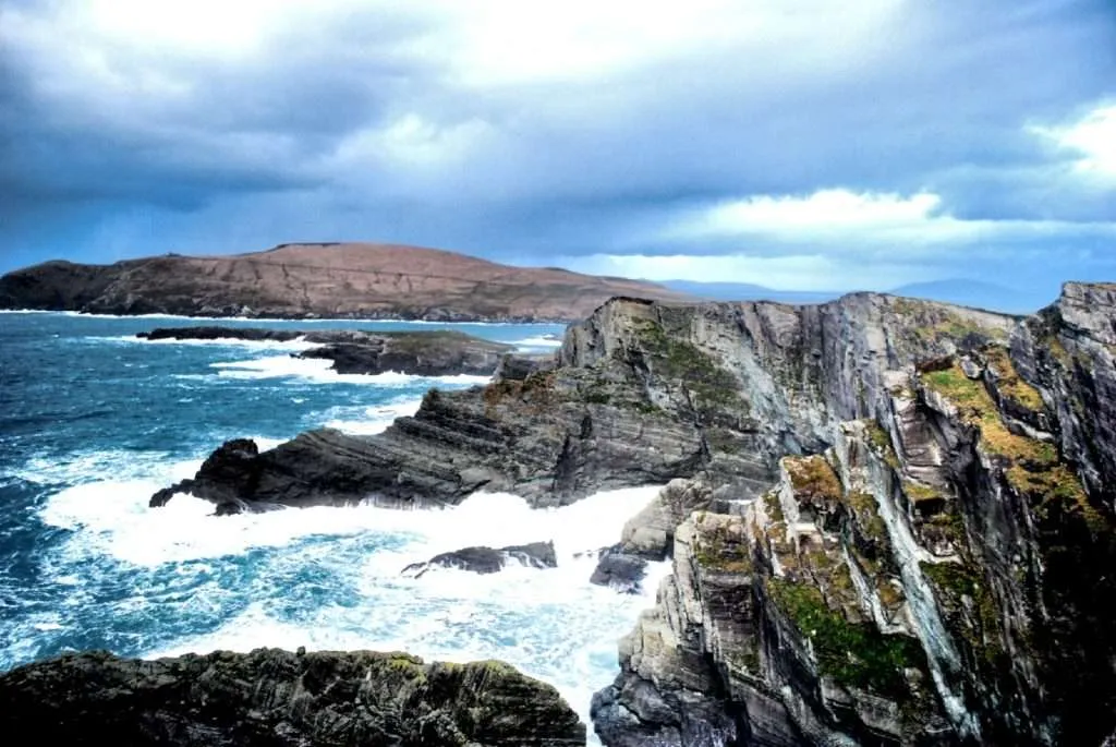 Ирландия, Ring of Kerry, Skellig view Cliffs, скали