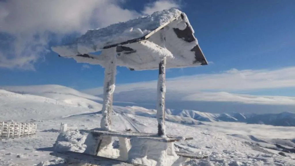 Serbia, Stara planina, winter ski resort Babin zub