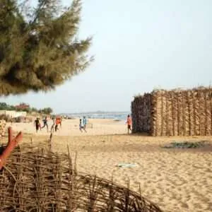 Senegal, Mbour, sport, running, sunbed, sand, smile, drums, palmtrees