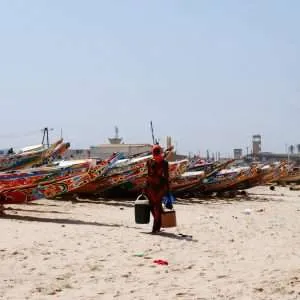 The colorful dress code applies not only to boats, but also to clothes.