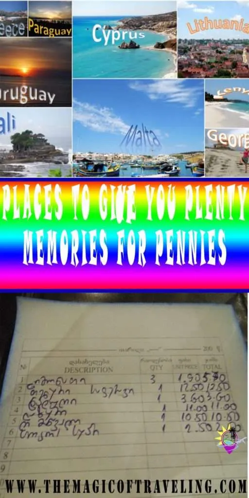 Places to visit for pennies Pinterest