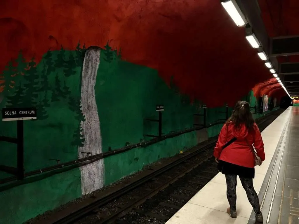 Solna Centrum subway station, Stockholm Tunnelbana