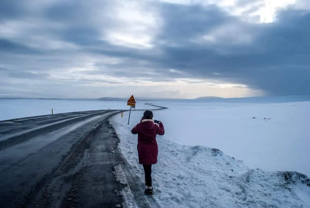 Iceland, road trip, places to visit, guide, snowy roads
